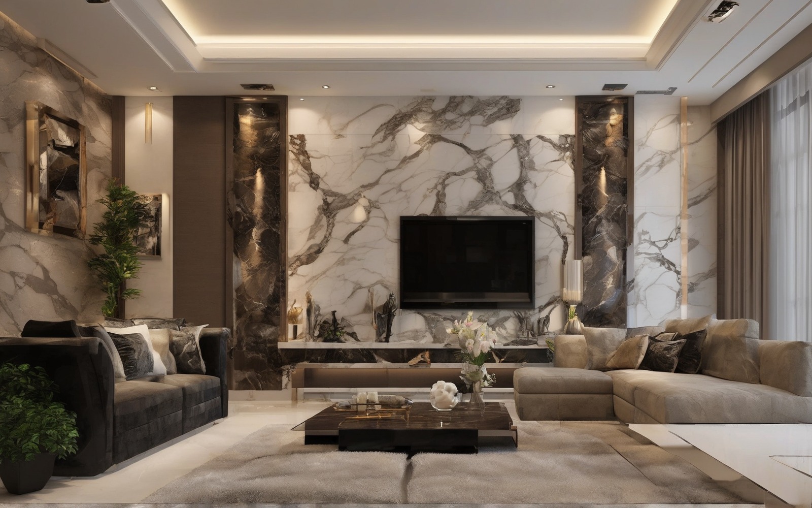 Living Room Feature Wall